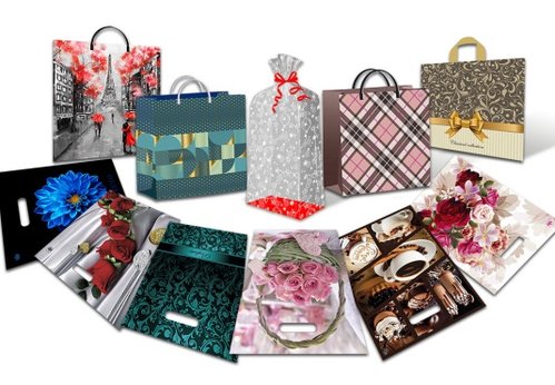 Производим пакеты серийные, пакеты с готовым дизайном