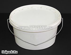 Ведро пластиковое, овальное 3,60 л