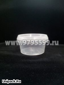 Полипропиленовая пластиковая банка (210 мл) Д