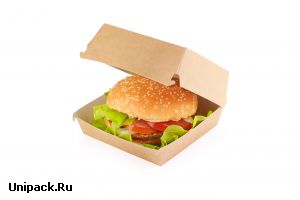 Картонная упаковка для бургеров