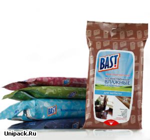 Самоклеящиеся этикетки с выборочным клеем для влажных салфеток