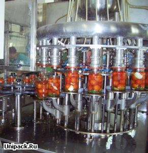 Автомат розлива компотов и рассолов со специями