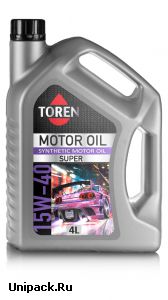 Вплавляемая этикетка для канистр с автомаслами