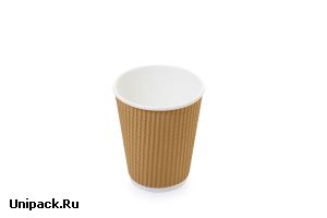 Стаканы для горячих напитков гофрированные