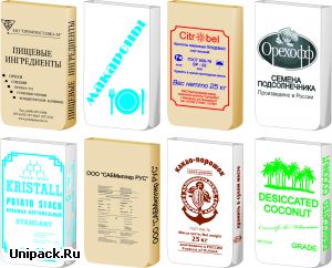 Мешки бумажные открытые КРАФТ для фасовки пищевых ингредиентов