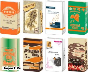 Мешки бумажные открытые КРАФТ для фасовки древесного угля