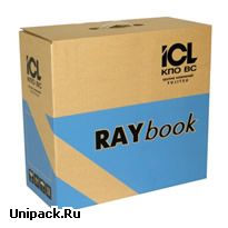 Коробки из гофрокартона для Raybook с трафаретной печатью