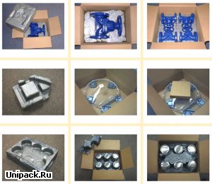 Защитные вкладыши и ложементы Instapak для изделий промышленного назначения
