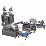 Розлив молока в пакет-подушку с последующей укладкой в короба