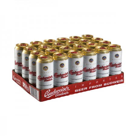 Пиво Budweiser Budvar в алюминиевых банках