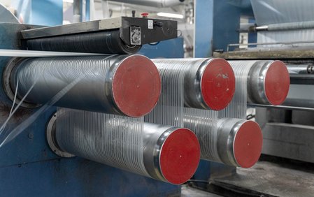 Экструзионная линия для производства плоской ПП нити Б/У