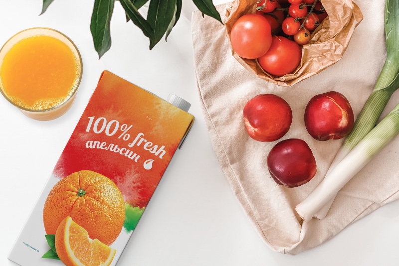 Картонная упаковка ТетраПак (Brik Aseptic) для ультрапастеризованной продукции